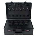 Portable Barber Hairdressing Tool Box Salon Large Capacity Professional Hair Kit Organizer Storage Display Box Lock Suitcase