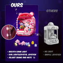 Claw Game Machine,Unicorns Claw Machine for Kids,Mini Vending Machine with LED&Music,Rechargable Claw Arcade Games Toys for Gift