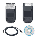 Best V25.3 For VAG Hex V2 OBD2 Scanner For VAG HEX V2 USB Interface For Skoda For Seat Unlimited VINs ATMEGA162 Multi-Language