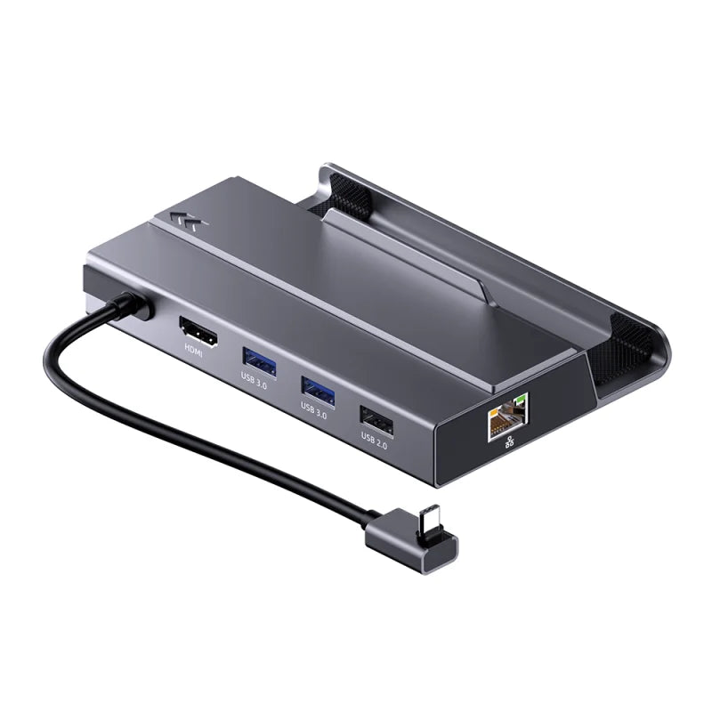 7 in 1 USB C Hub SSD Dock HD 4K 60Hz Sata Nvme M.2 Steam Deck Docking Station for Ayaneo Accessories Jsaux Nintendo Switch Docks