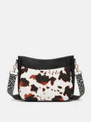 Moon Bag PU Leather Shoulder Bags Women Leisure Purses Fashion Crossbody Messenger Bag For Shopping School Large Capacity Summer