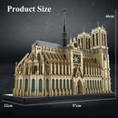 World Architecture Notre Dame Cathedral Gothic House Buildings Sets High simulation City Modular Building Blocks Gift 8868PCS