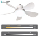 Silent Ceiling Fan with LED Light Remote Control Electric Cordless Fan Universal Dimming Fan for Dining Room Bedroom Living Room