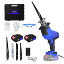 Cordless Reciprocating Saw,21V Brushless Electric Saws,0-3000RPM,Tool-Free Blade Change Electric Saw for PVC/Wood/Metal Cuting