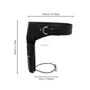 The Corsair | Renaissance Double-Belt Revolver Holster in PU Leather