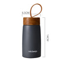 Insulated Coffee Mug 304 Stainless Steel Tumbler Water Thermos Vacuum Flask Mini Water Bottle Portable Travel Mug Thermal Cup