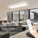 Oeegoo LED Panel Ceiling Light Dimmable 100 x 25cm with RGB Backlight, 30W 3300LM Ceiling Light with Remote Control