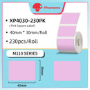 Phomemo M110 Thermischer kabelloser Etikettendrucker Tragbarer Bluetooth-Aufkleber Mini-Drucker Barcode-Etikettenhersteller Preisschilddrucker DIY