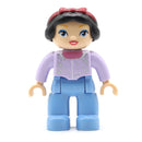 Big Size Action Figures City Princess Policemen Family Building Block Doll Character Accessory Assembly Toys for Children Gift
