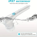 5-in-1Multifunctional Electric Cleaning Brush usb charging Bathroom Wash Brush Kitchen Cleaning Tool Dishwashing Brush Bathtub