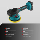 ONEVAN 7000RPM Electric Car Polisher 6 Gears Cordless Auto Polishing Wax Machine Car Repair Tools Set For Makita 21V Battery