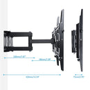 Corner TV Wall Mount Tilt and Swivel TV Bracket Full Motion TV Mount Holders for 32-65 inch LCD LED Plasma Flat Screens