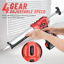 Seesii Akku-Kartuschenpistole 20V Einstellbare 4 Geschwindigkeiten Elektrische Klebepistole Kit 10oz/300ml Akku-Silikonpistole zum Füllen und Abdichten