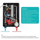 Electric Hot Water Heater Tankless Instant Boiler Bathroom 110V 220V Tankless Shower Set Thermostat Safe Intelligent Automatica