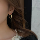 925 Sterling Silver Hot Sale hoop Earrings Simple Temperament Circle Hot Semale Sexy Jewelry Gift For Women