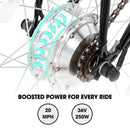 HILAND 700C Road Electric Bike for Adults, Commuting Ebike for Men Women with LED Display, 250W Motor, 36V Removable Battery