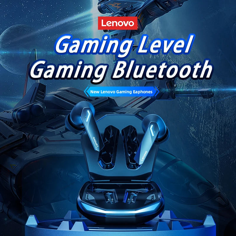 Lenovo Original GM2 Pro Bluetooth 5.3 Wireless Earphones Low Latency Earbuds HD Call Headphones Dual Mode Gaming Headset Earpods