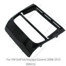 Autoradioblende 9 Zoll Rahmen Audio Einbauadapter Armaturenbrett-Verkleidungssätze für VW Golf G6/Voyage/Saveiro 2008-2012 Doppel-DIN-Radioplayer
