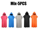 Quick-drying Changing Robe Quick Dry Bathrobe Hooded Absorbent Bath Towel Swimming & Fitness Super Absorbent Bathrobe