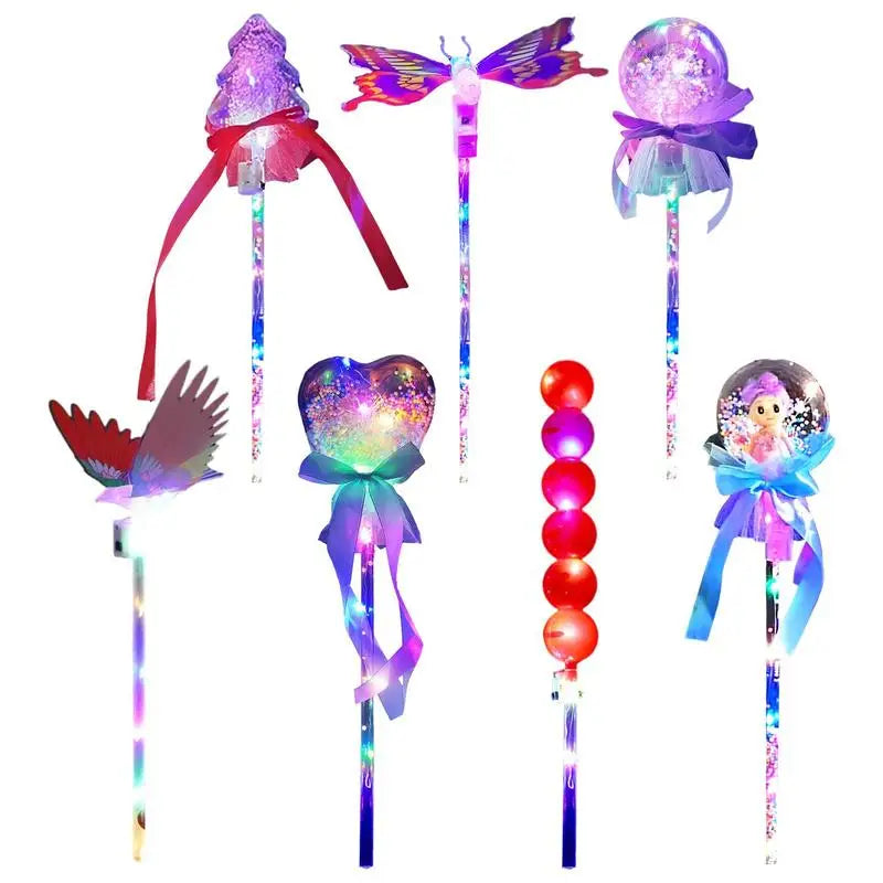 Light Up Magics Wand Fairy Wands For Girls Glow Up Magic Wand LED  Pretty Glow Toy Princess Magic Wand With Colorful Light