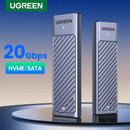 The Pocket Vault | UGREEN 20Gbps NVMe and SATA M.2 SSD Enclosure