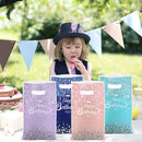 10-50pcs/lot Printing Birthday Party Gift Bag Plastic Children's Candy Gift Box Banquet Popp Pearlescent Packaging