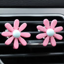 1/2/3/6pcs Car Air Outlet Perfume Clip Cute Mini Flower Aromatherapy Creative Car Interior Decoration Air Freshener Accessories