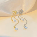 Gold Silver Color Leaves Ear Cuff Without Piercing Ear Clips Set Leaves Earrings for Women Trendy Earring Pearl Drop Jewelry
