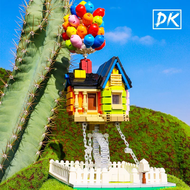 635PCS Creative Balloon Flying House Building Blocks Movie of Up MOC Construction Bricks Set Gift Toys For Kids Children