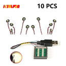 10PCS 0.8mm Pin RGB LED Building Blocks USB Lamp DIY Street Light City Electric Decorate 1X1 Brick Compatible All Brands