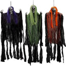 Hanging Halloween SkeletonGhosts Decorations Grim Reapers for Halloween Outdoor  Halloween Sound Control Light Up Ghost