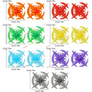 10PCS Special Effects Pieces Arm Fist Wind Lightning Leg Flames Assemble Scene Bricks Weapons Accessories Kids Toys