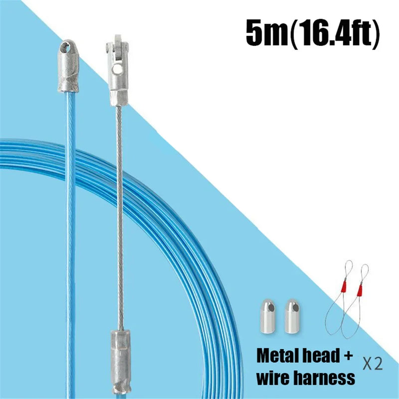 20/25/30M Universal Electrical Wire Lead Threading Device Pulley Dark Tool Wire Cable Running Puller Lead Construction Tools