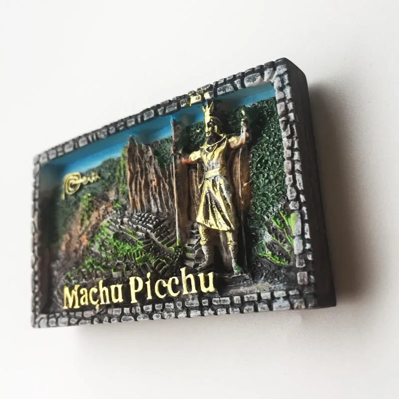 North America Peru Machu picchu Fridge Magnets Tourism Souvenir Refrigerator Magnetic Sticker Collection Handicraft Gift