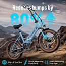 HITWAY Electric bike 20 *-inch foldable bike, City MTB, electric bike, Lithium battery 48V10.4AH