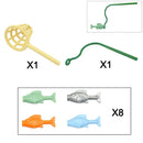 DlY Mini Food Building Block Figures Bread Fish Fruit Chicken Crab Hot Dog Cake Pizze Carrot Box Creative Toys City Parts Brick