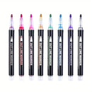8/12/24 Colors Outline Markers Self Double Line Self Outline Metallic Pens for Scrapbook  Making Easter Eggs Art Crafts