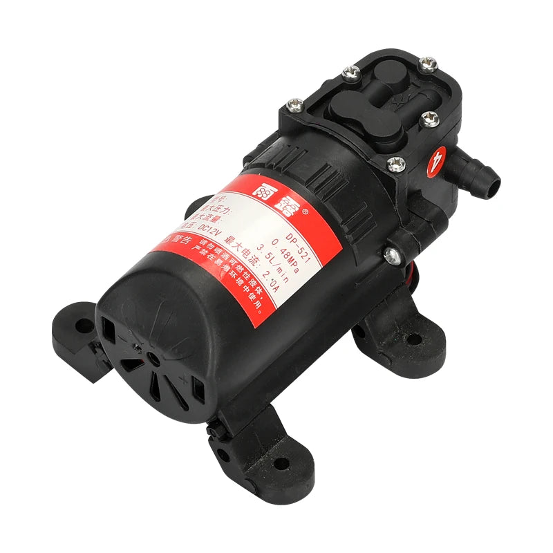 DP-521 Durable 12V 70PSI 3.5L/min Agricultural Electric Water Pump Micro High Pressure Diaphragm Spray Car Wash 12 V