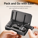 Ulanzi A100 Wireless Lavalier Microphone for Smartphones Cameras 20M Transmission for Street Interviews Vlogging Music Recording