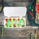 5 Stück Weichköder Set T-Schwanz Swimbait mit Metall Jigkopf Haken & Spinner Löffel Angelköder für Hecht Barsch Angeln