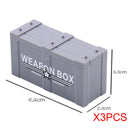 Military MOC Building Block Figure Accessory Weapon Box Kit Bullet Camouflage Mortar Toy Christmas Halloween Gift
