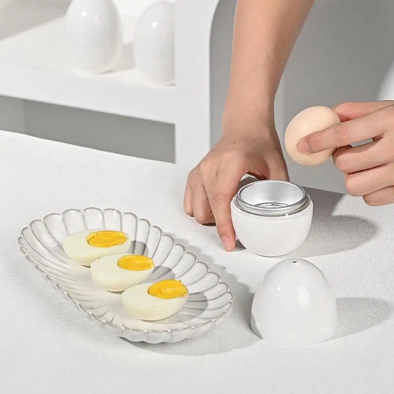 1/4 eggs Microwave Egg Steamer Boiler Cooker Easy Quick 5 Minutes Hard Or Soft Boiled Egg Boiler Kitchen Cooking Tools