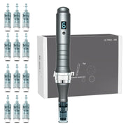 The Dermalith | M8 Microneedling System with 12 Precision Cartridges