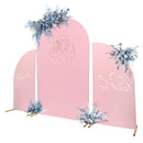 4.59*1.64*7.22ft Wedding Arch Backdrop Stand Set 5kg Load-bearing Capacity Gold&Beige/Gold&Pink/Gold&White