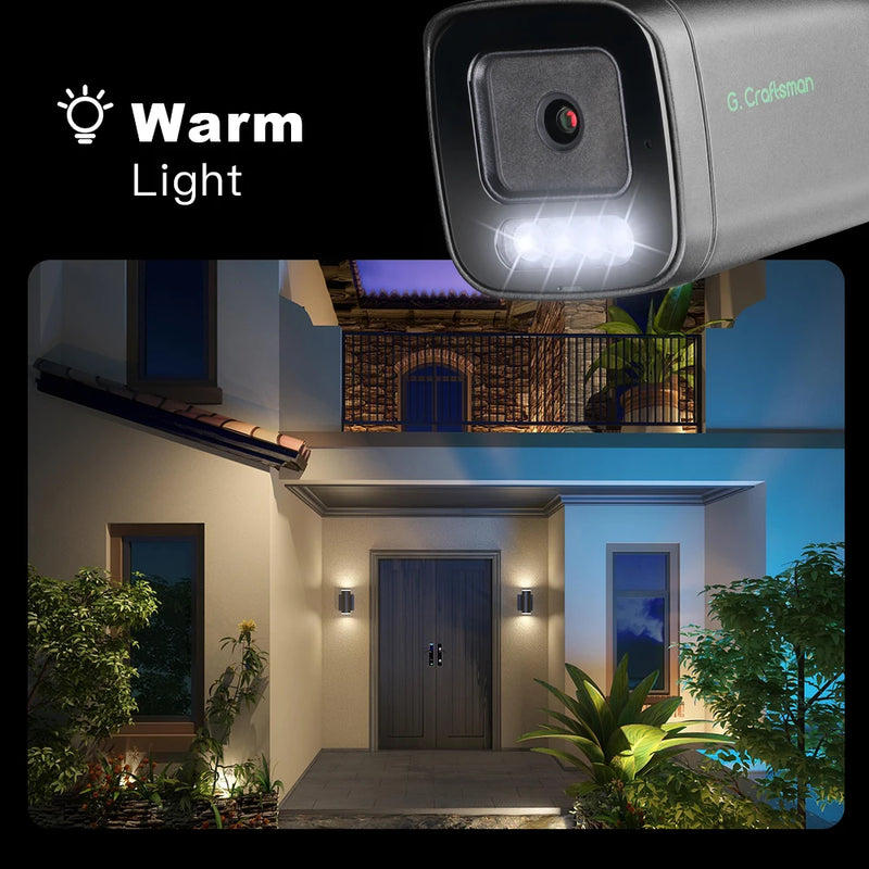 XMEYE Full Color IP Camera F1.0 Lens POE SONY Sensor 6MP IMX335 Security CCTV H.265 Waterproof Audio Video Surveillance