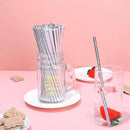 Iridescent Disposable Drinking Party Paper Straws Biodegradable Cocktail Straws For Birthday Party Supplies Baby shower Wedding