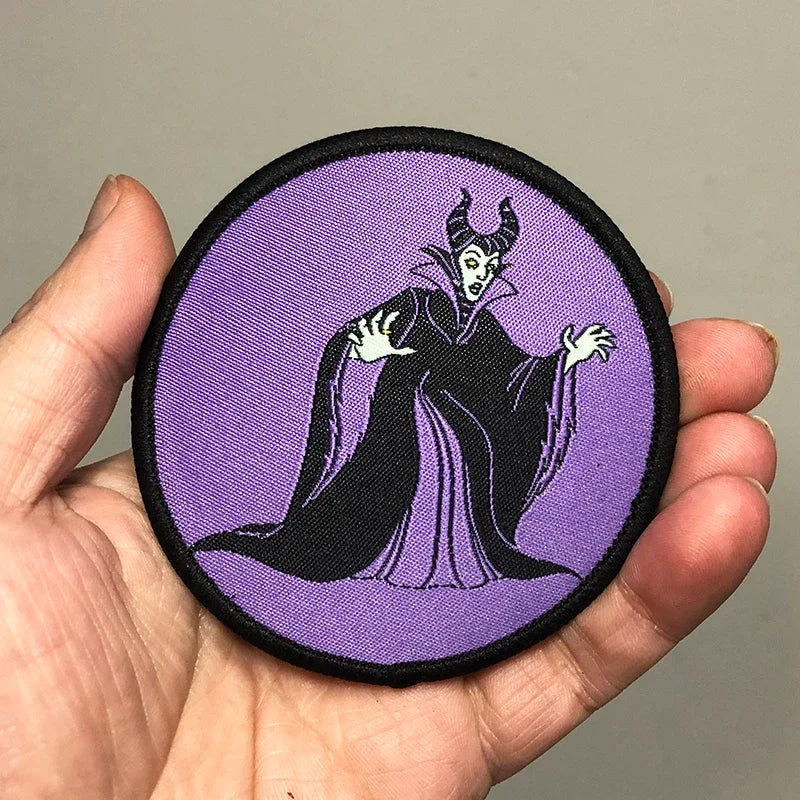 Mermaid Mulan Princess Patch for Children Embroidery for DIY Iron Clothing on Patch on Bag for Clothes Accessories Custom Patch