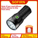 Sofirn Q8 Plus Super Powerful LED Flashlight 16000lm USB C Rechargeable 21700 Anduril 2.0 Torch XHP50B Reverse Charging