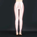 2020 Sexy Satin Glossy Leggings Trousers Glitter Stockings Shiny Japanese Ankle-Length Pants High Waist Tights Women Yoga Pants