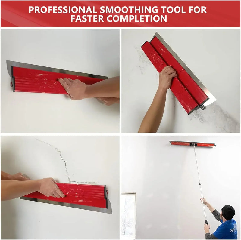 25cm/40cm Drywall Smooth Trowel Brush Wall Flexible Blade Spray Paint Finishing Putty Building Tools Wall Material Tools
